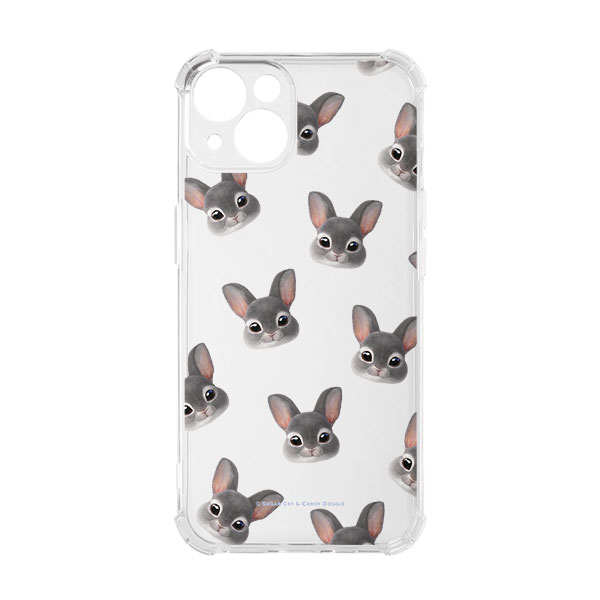 Chelsey the Rabbit Face Patterns Shockproof Jelly/Gelhard Case