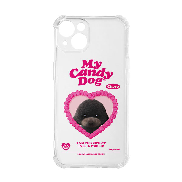 Choco the Black Poodle MyHeart Shockproof Jelly/Gelhard Case