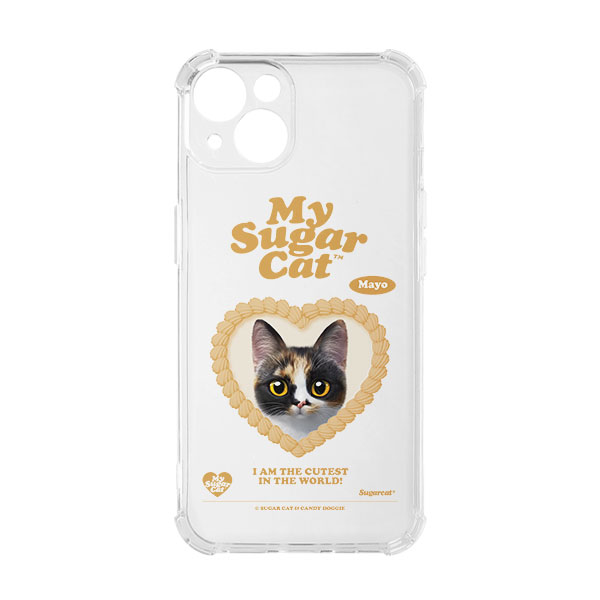 Mayo the Tricolor cat MyHeart Shockproof Jelly/Gelhard Case