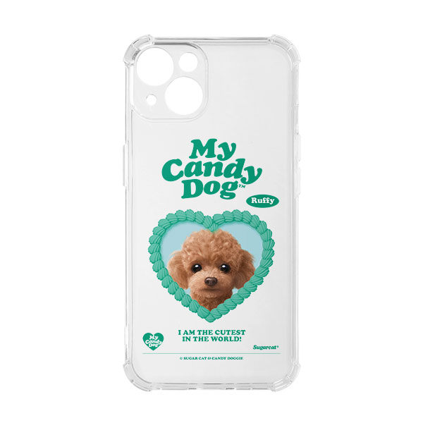 Ruffy the Poodle MyHeart Shockproof Jelly/Gelhard Case