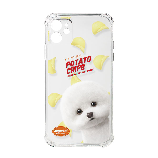 Dongle the Bichon&#039;s Potato Chips New Patterns Shockproof Jelly Case