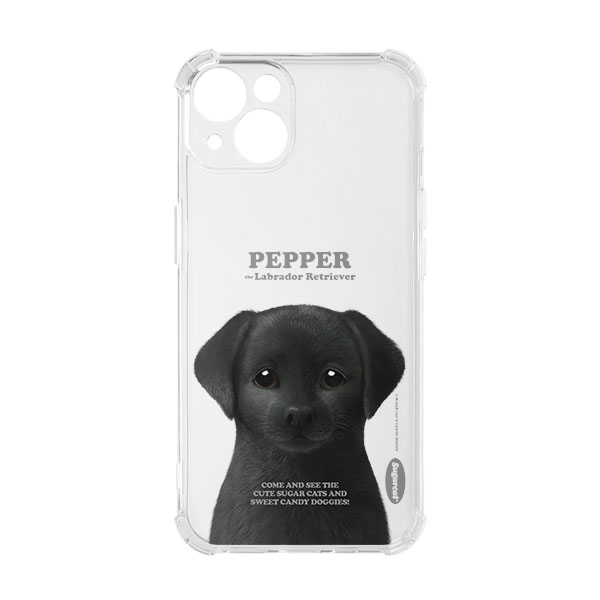 Pepper the Labrador Retriever Retro Shockproof Jelly/Gelhard Case