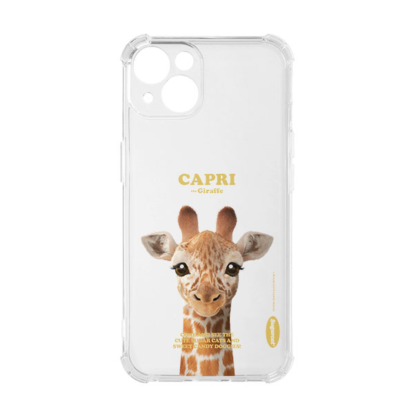 Capri the Giraffe Retro Shockproof Jelly/Gelhard Case