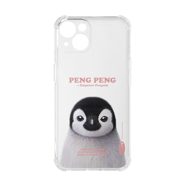 Peng Peng the Baby Penguin Retro Shockproof Jelly/Gelhard Case