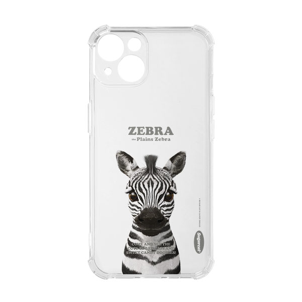 Zebra the Plains Zebra Retro Shockproof Jelly/Gelhard Case