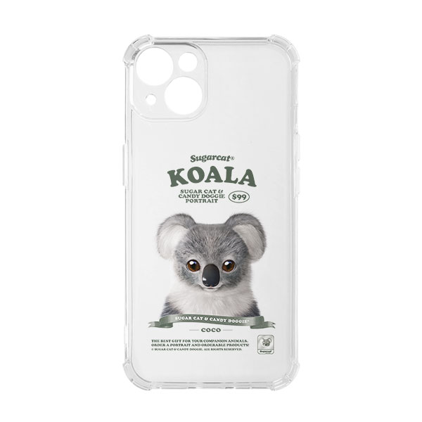 Coco the Koala New Retro Shockproof Jelly/Gelhard Case