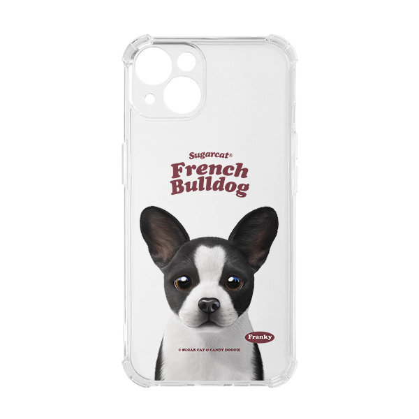 Franky the French Bulldog Type Shockproof Jelly/Gelhard Case