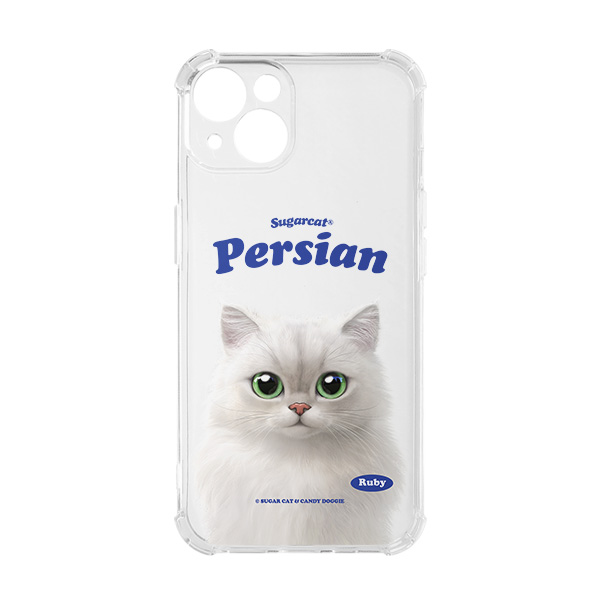 Ruby the Persian Type Shockproof Jelly/Gelhard Case