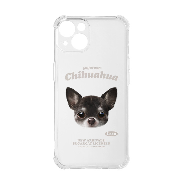 Leon the Chihuahua TypeFace Shockproof Jelly/Gelhard Case