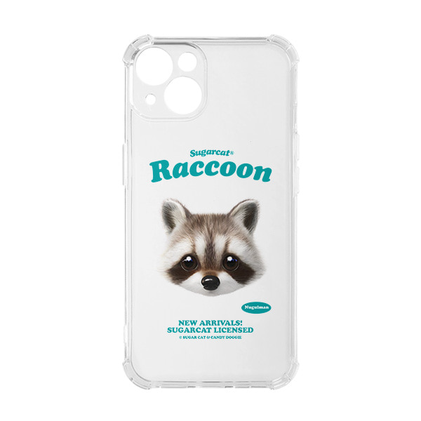 Nugulman the Raccoon TypeFace Shockproof Jelly/Gelhard Case