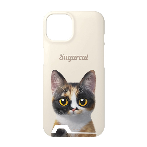 Mayo the Tricolor cat Simple Under Card Hard Case