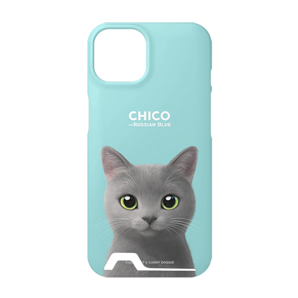 Chico the Russian Blue Under Card Hard Case