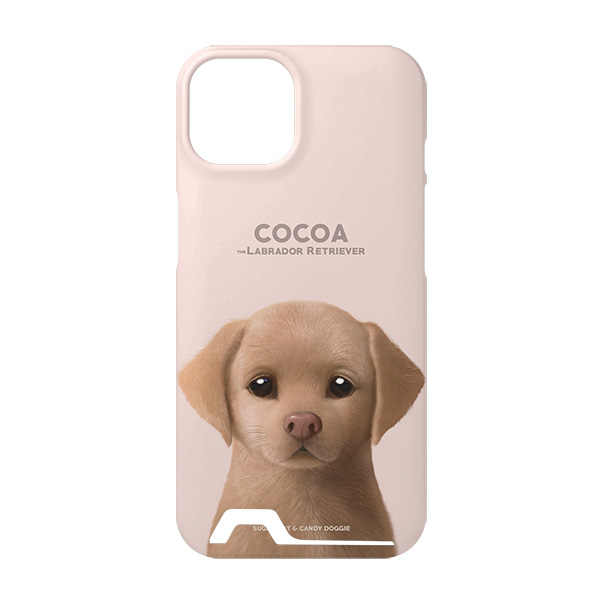 Cocoa the Labrador Retriever Under Card Hard Case