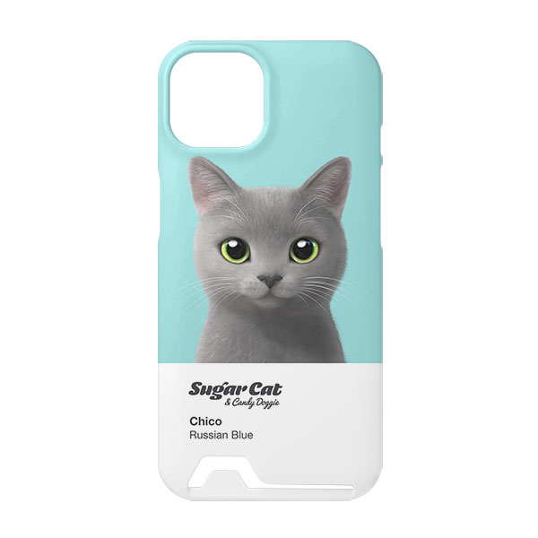 Chico the Russian Blue Colorchip Under Card Hard Case