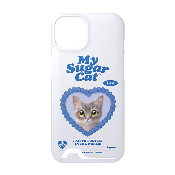 Leo the Abyssinian Blue Cat MyHeart Under Card Hard Case