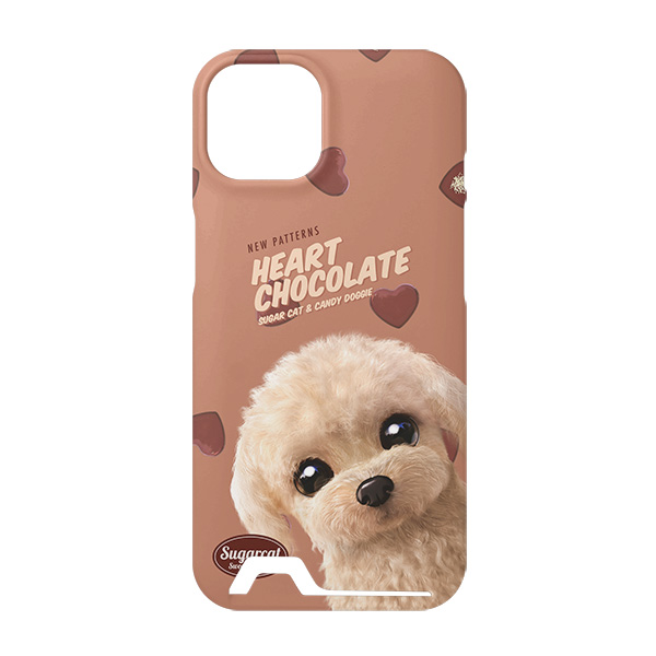 Renata the Poodle’s Heart Chocolate New Patterns Under Card Hard Case