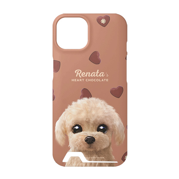 Renata the Poodle’s Heart Chocolate Under Card Hard Case