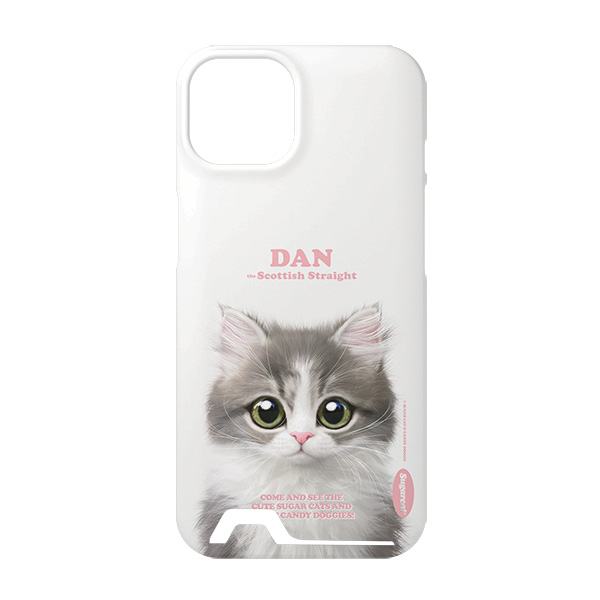 Dan the Kitten Retro Under Card Hard Case