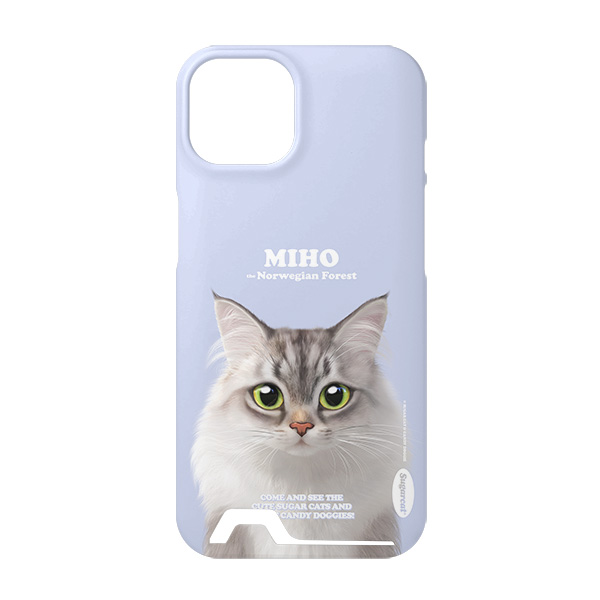 Miho the Norwegian Forest Retro Under Card Hard Case