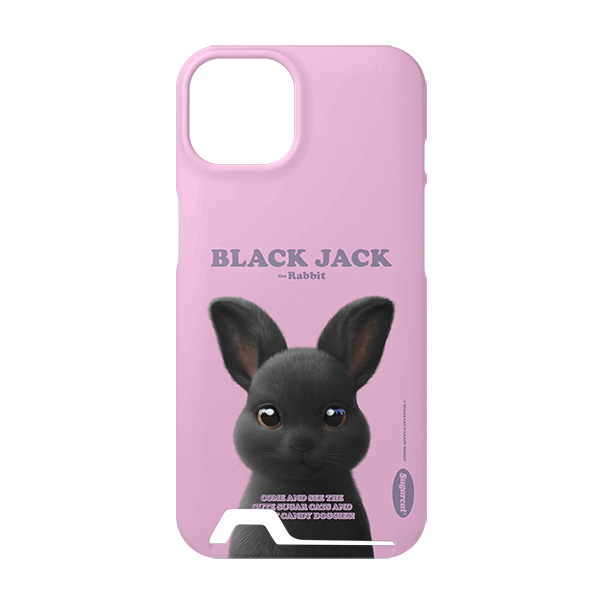 Black Jack the Rabbit Retro Under Card Hard Case