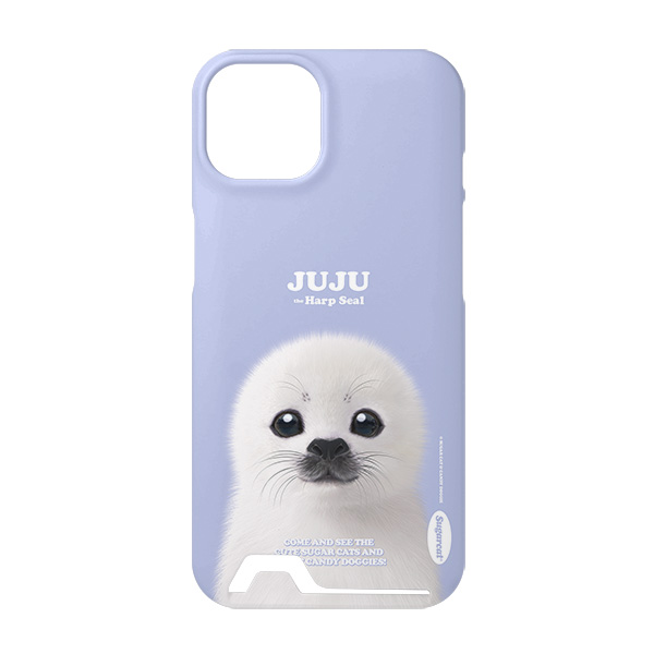 Juju the Harp Seal Retro Under Card Hard Case