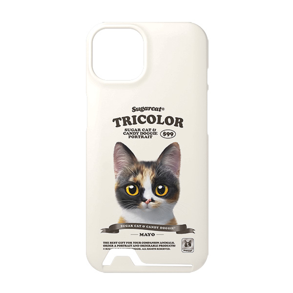 Mayo the Tricolor cat New Retro Under Card Hard Case