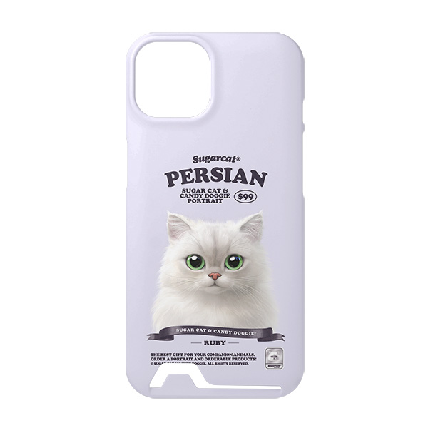 Ruby the Persian New Retro Under Card Hard Case