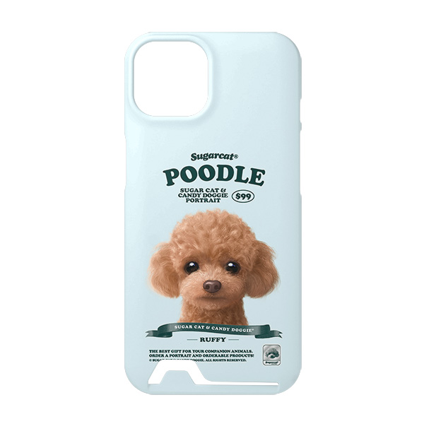 Ruffy the Poodle New Retro Under Card Hard Case