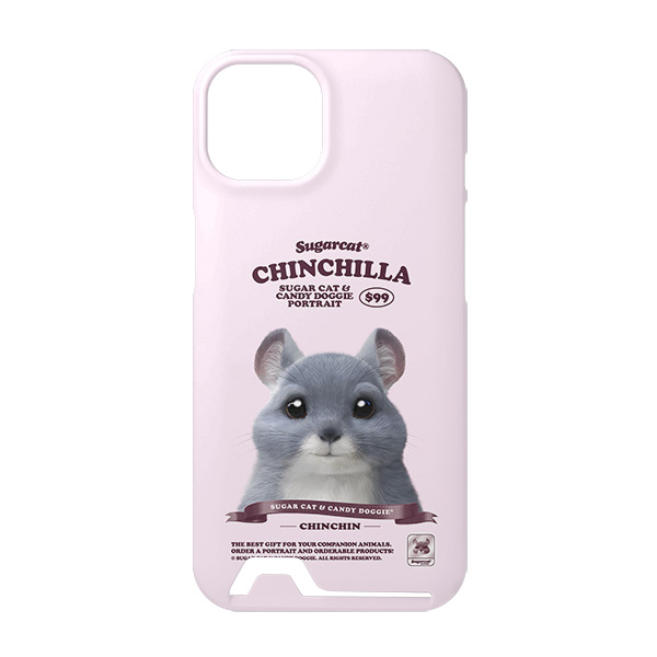 Chinchin the Chinchilla New Retro Under Card Hard Case