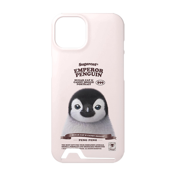 Peng Peng the Baby Penguin New Retro Under Card Hard Case