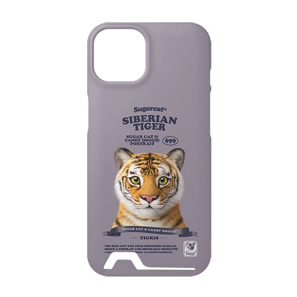Tigris the Siberian Tiger New Retro Under Card Hard Case