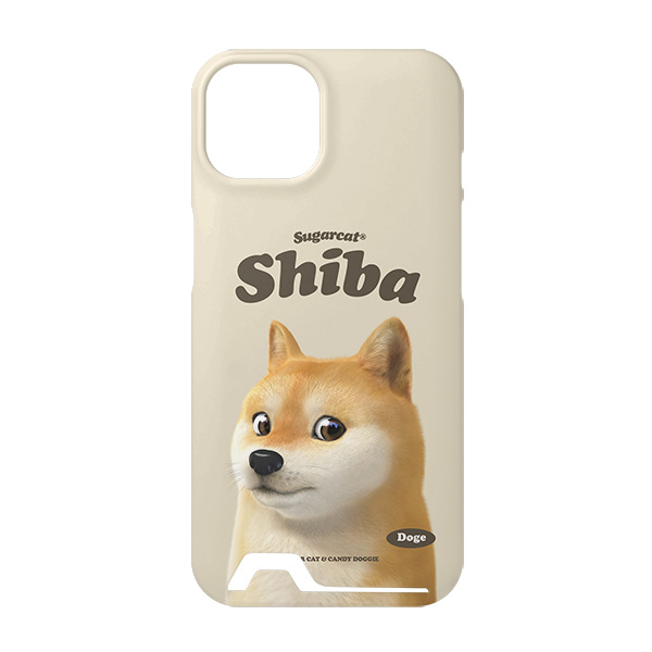 Doge the Shiba Inu (GOLD ver.) Type Under Card Hard Case