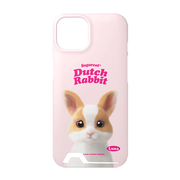 Luna the Dutch Rabbit Type Under Card Hard Case