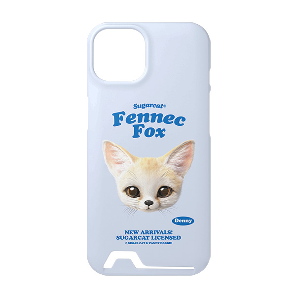Denny the Fennec fox TypeFace Under Card Hard Case