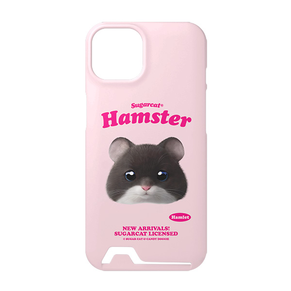 Hamlet the Hamster TypeFace Under Card Hard Case