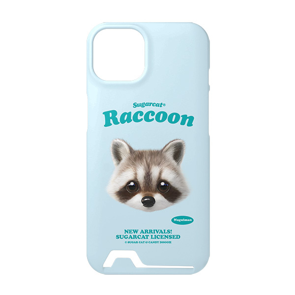 Nugulman the Raccoon TypeFace Under Card Hard Case