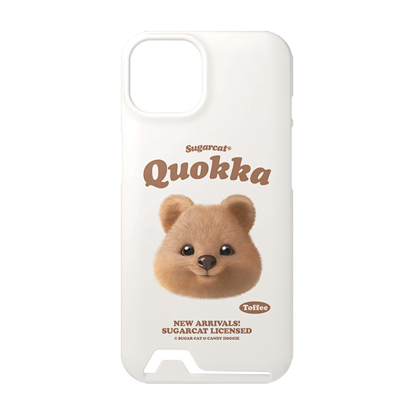 Toffee the Quokka TypeFace Under Card Hard Case