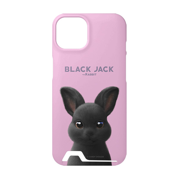 Black Jack the Rabbit Under Card Hard Case