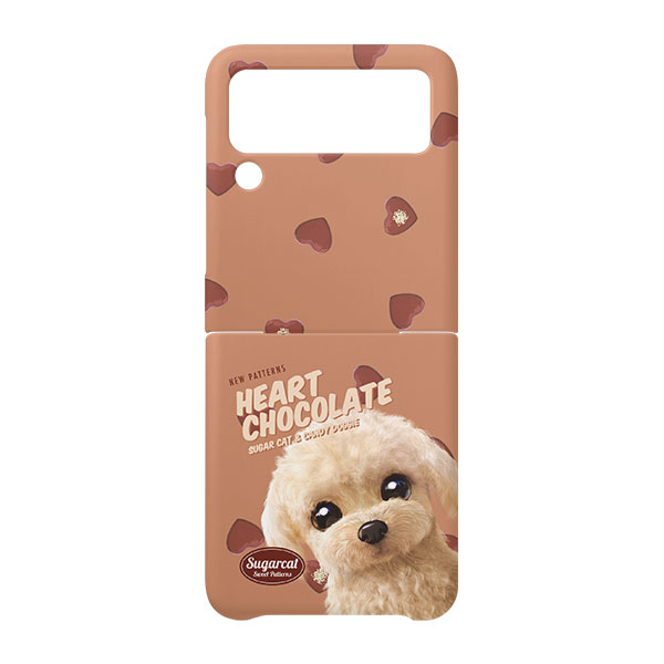 Renata the Poodle’s Heart Chocolate New Patterns Hard Case for ZFLIP series