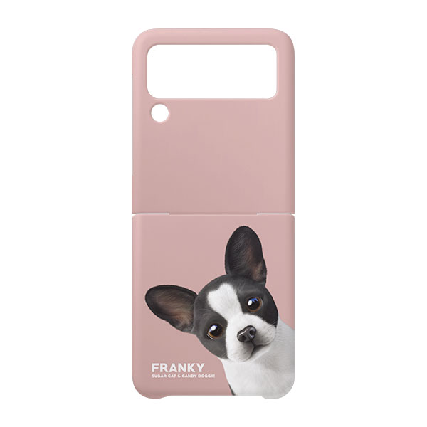 Franky the French Bulldog Peekaboo Hard Case for ZFLIP series