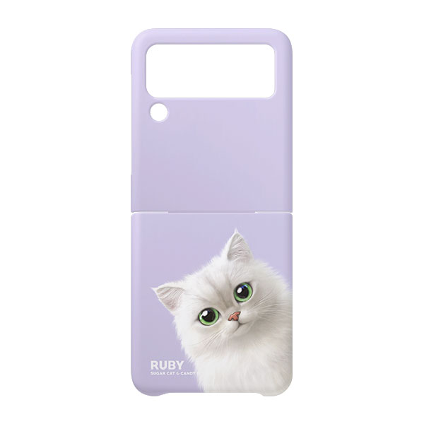 Ruby the Persian Peekaboo Hard Case for ZFLIP series