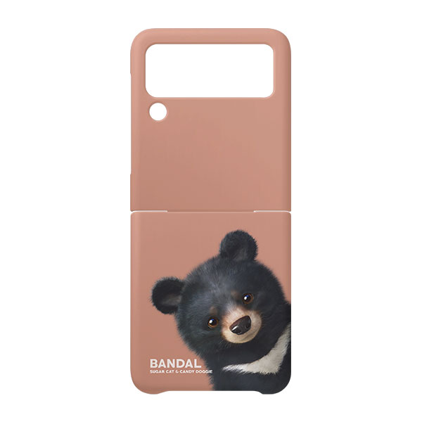 Bandal the Aisan Black Bear Peekaboo Hard Case for ZFLIP series