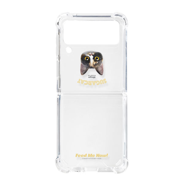 Mayo the Tricolor cat Feed Me Shockproof Gelhard Case for ZFLIP series