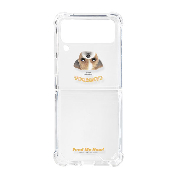 Peace the Shih Tzu Feed Me Shockproof Gelhard Case for ZFLIP series