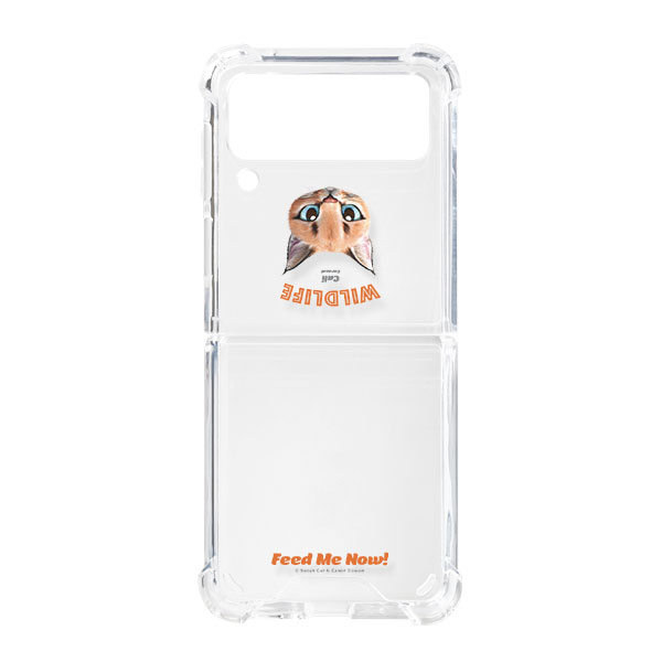 Cali the Caracal Feed Me Shockproof Gelhard Case for ZFLIP series