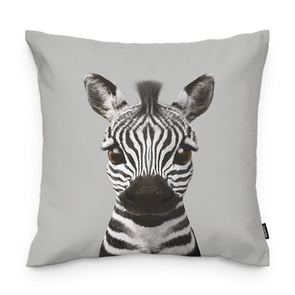 Zebra the Plains Zebra Throw Pillow