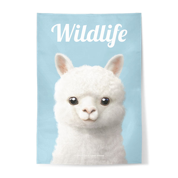 Angsom the Alpaca Magazine Fabric Poster