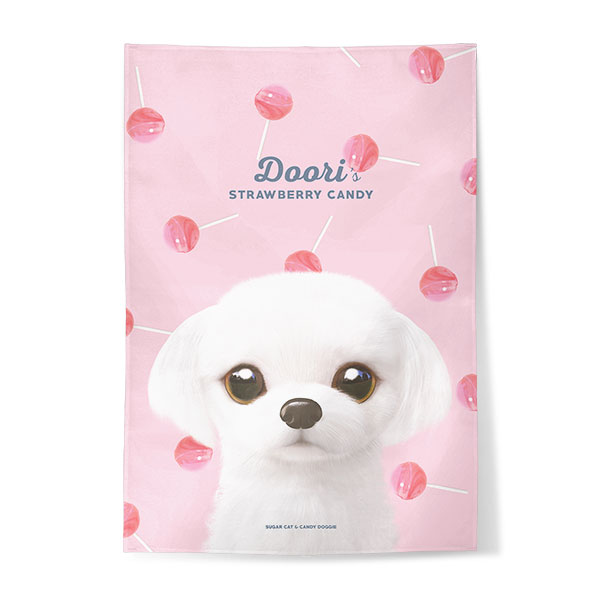 Doori’s Strawberry Candy Fabric Poster