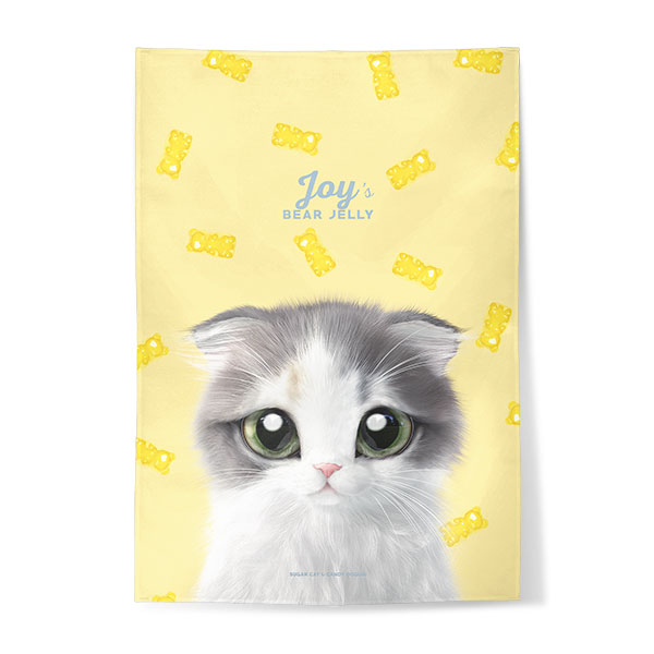 Joy the Kitten’s Gummy Baers Jelly Fabric Poster