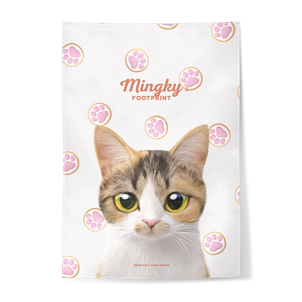 Mingky’s Footprint Fabric Poster